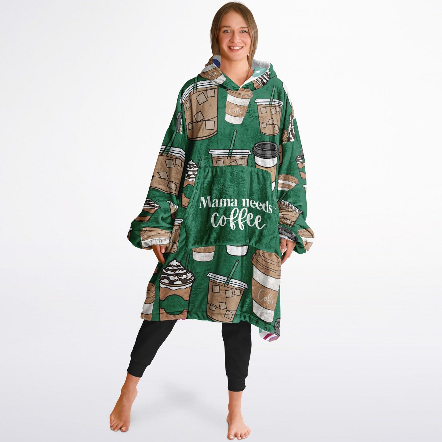 Mom Mode - Reversible Snug Hoodie - Perfect to let your family know if you are in Coffee Mode or Mom Mode - Funny Mom Gift