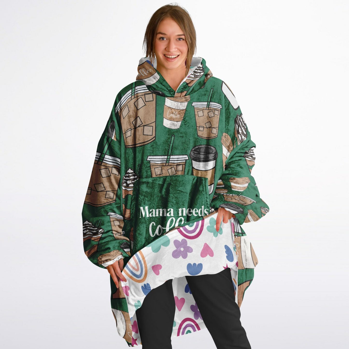 Mom Mode - Reversible Snug Hoodie - Perfect to let your family know if you are in Coffee Mode or Mom Mode - Funny Mom Gift