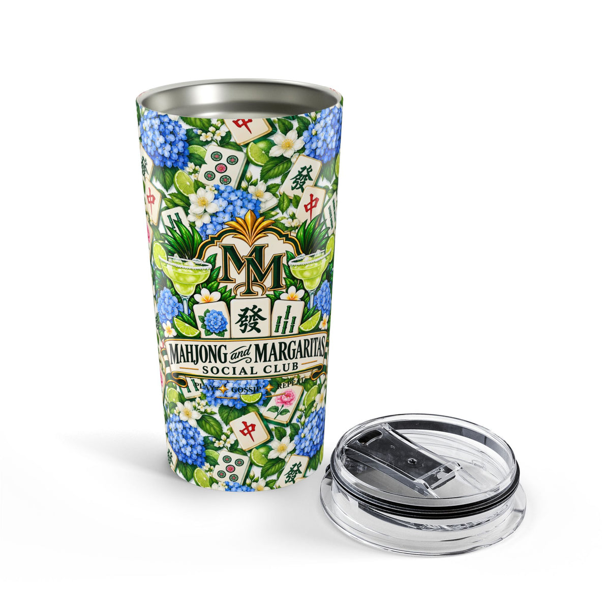 Mahjong & Margaritas Social Club 20 oz Insulated Tumbler