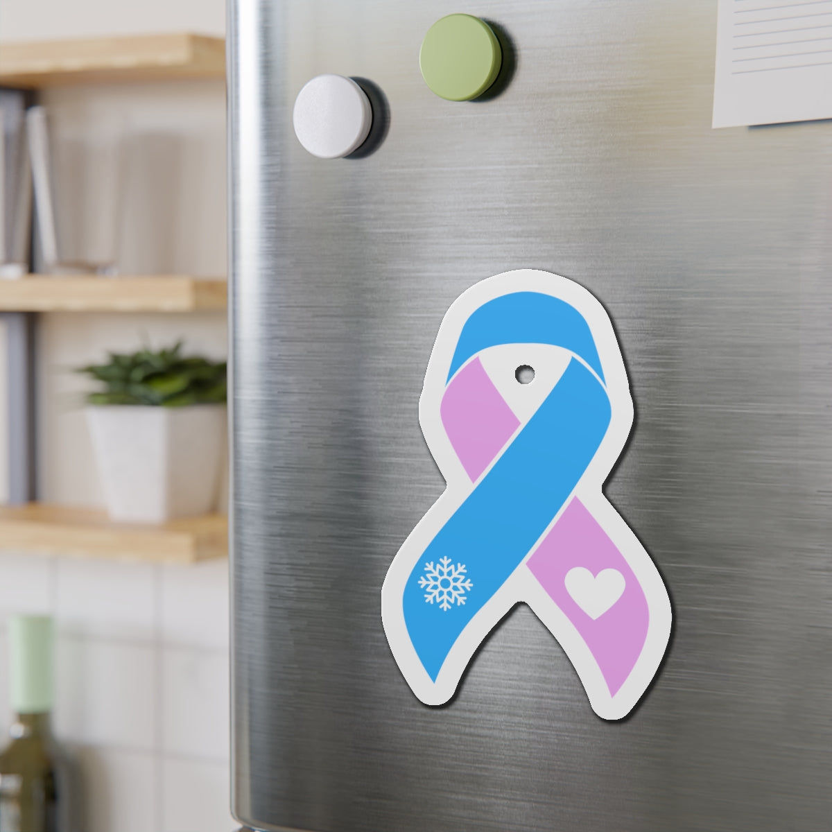 Myasthenia Gravis & Breast Cancer Awareness Magnet