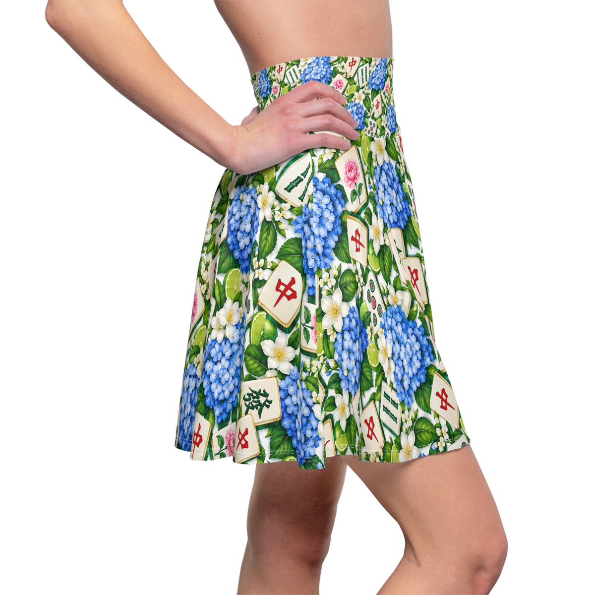 Mahjong Skirt β Mahjong Tile Print