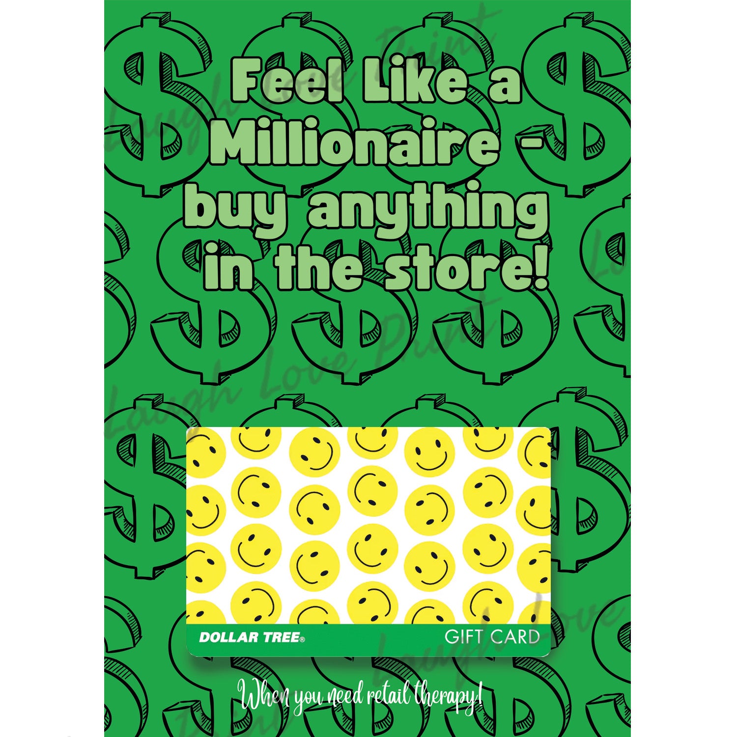money tree gift cards Bonus Gift Card Page - Dollar Store Gift Card Theme - Add to any of the other Gift Card Books