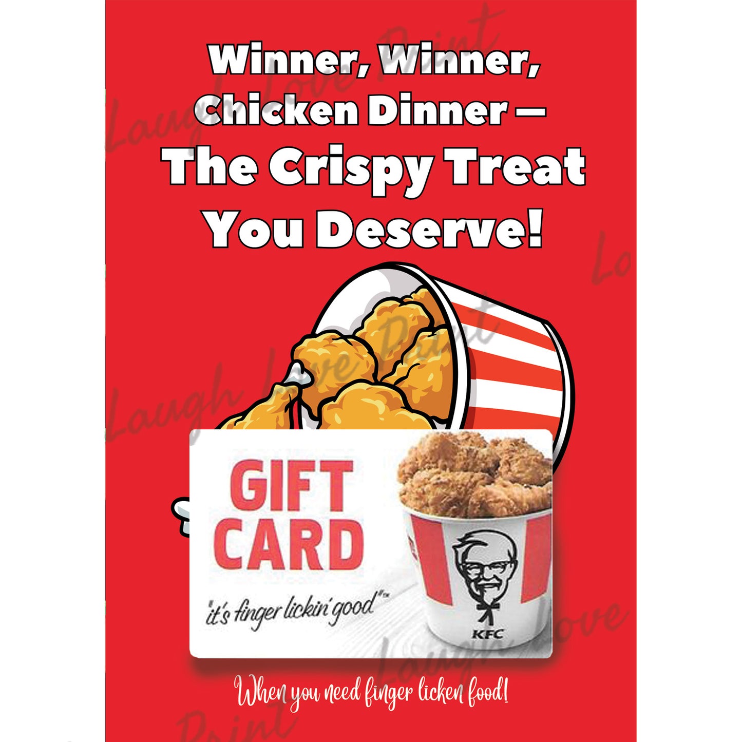 KFC Chicken Gift Card
