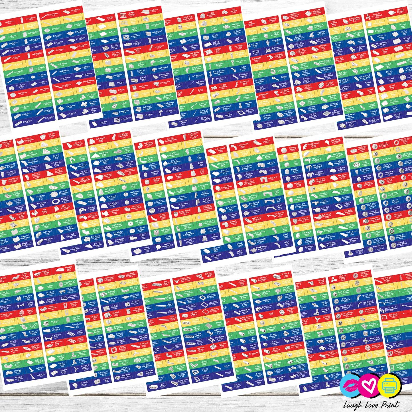 lego labels for your brick organizing
