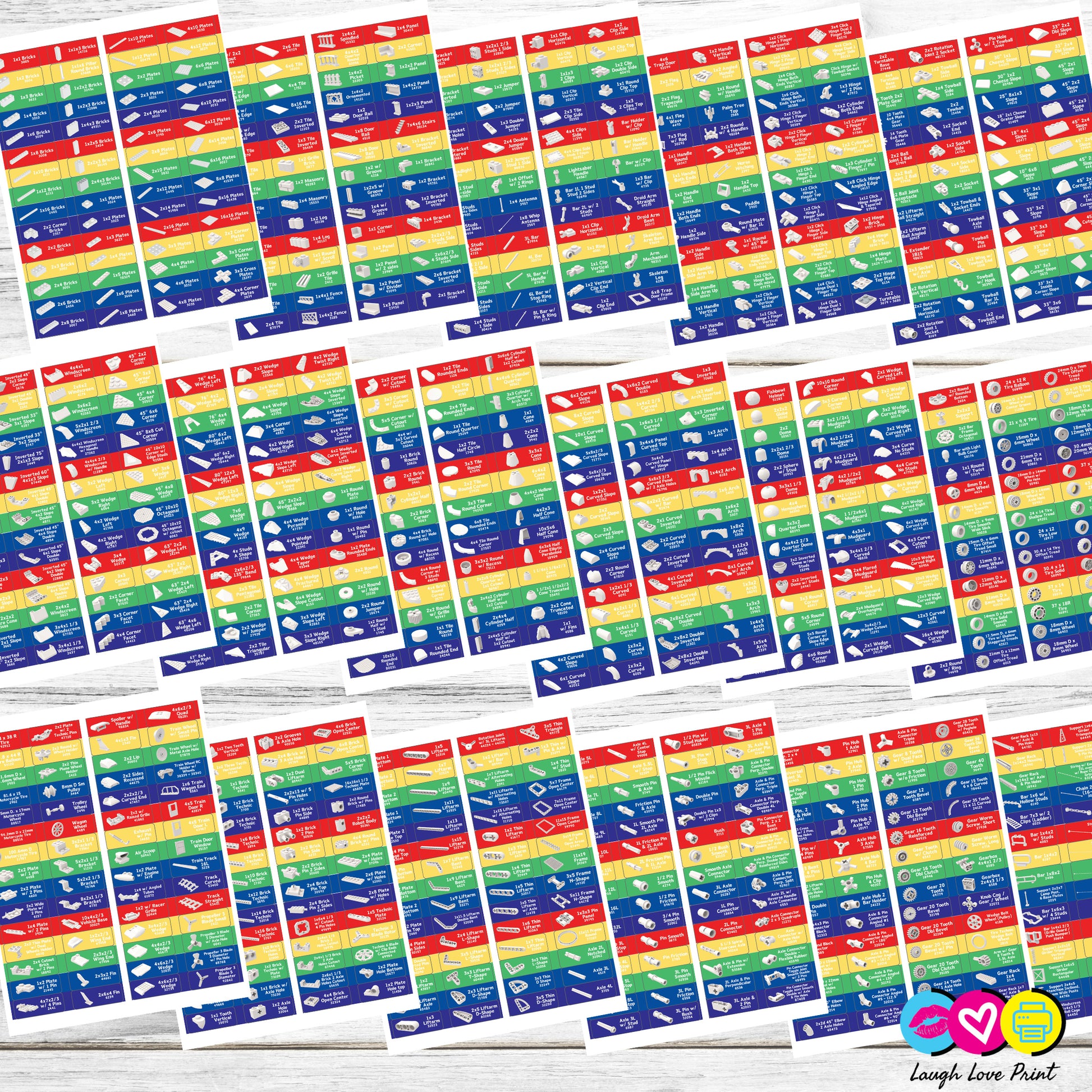 lego labels for your brick organizing