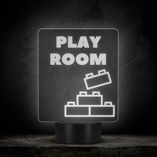 LED Sign - Play Room - Perfect for your kids Toy Room, Great Kids Birthday Gift