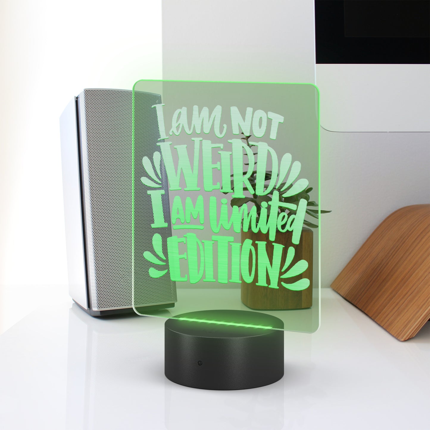 LED Sign - I am not Weird I am Limited Edition - Great Gift for all ages