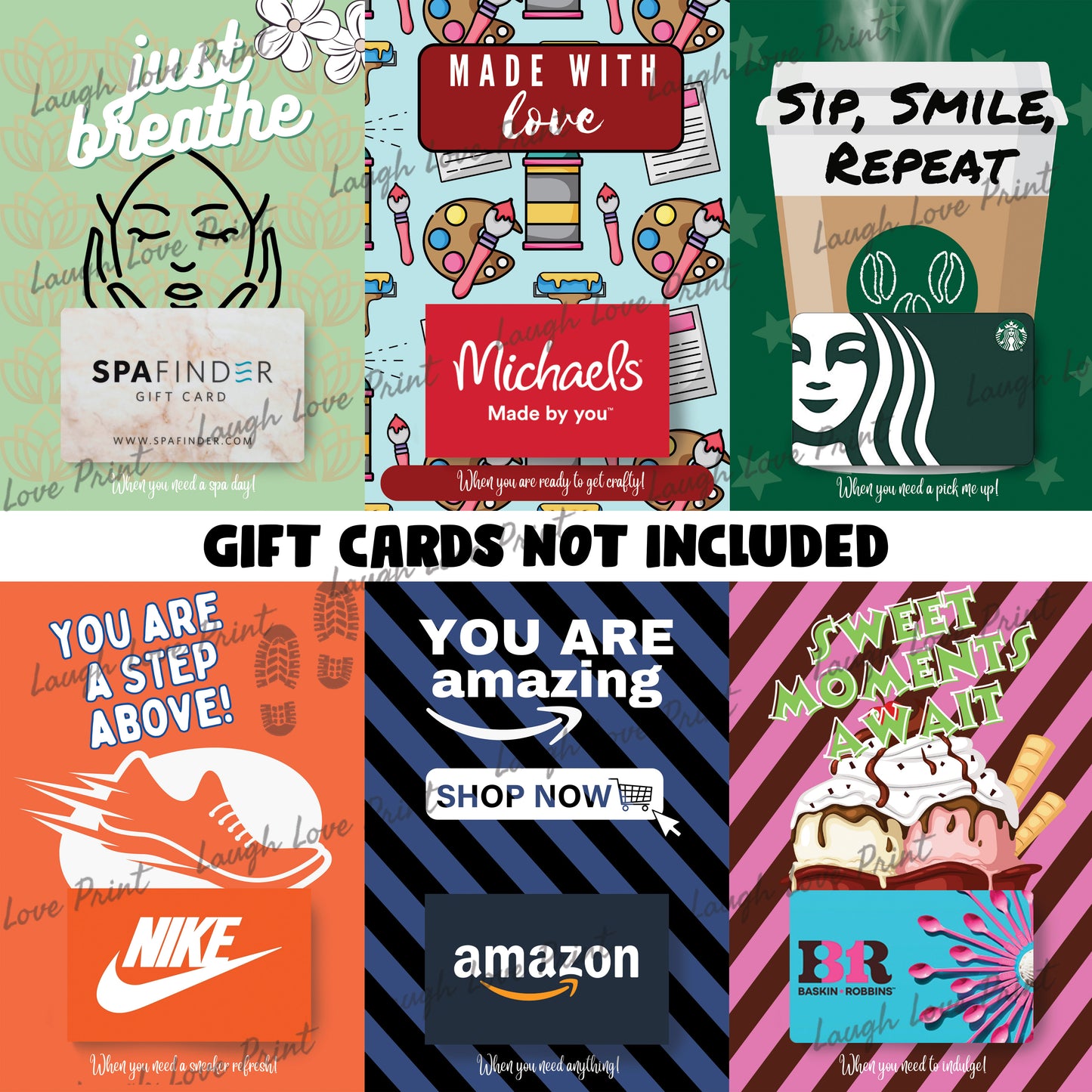 Mother's Day Gift Card Booklet - Excellent Gift for Mom - INSTANT Printable Download
