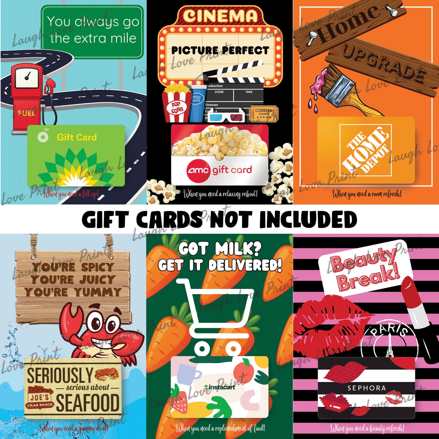 Mother's Day Gift Card Booklet - Excellent Gift for Mom - INSTANT Printable Download