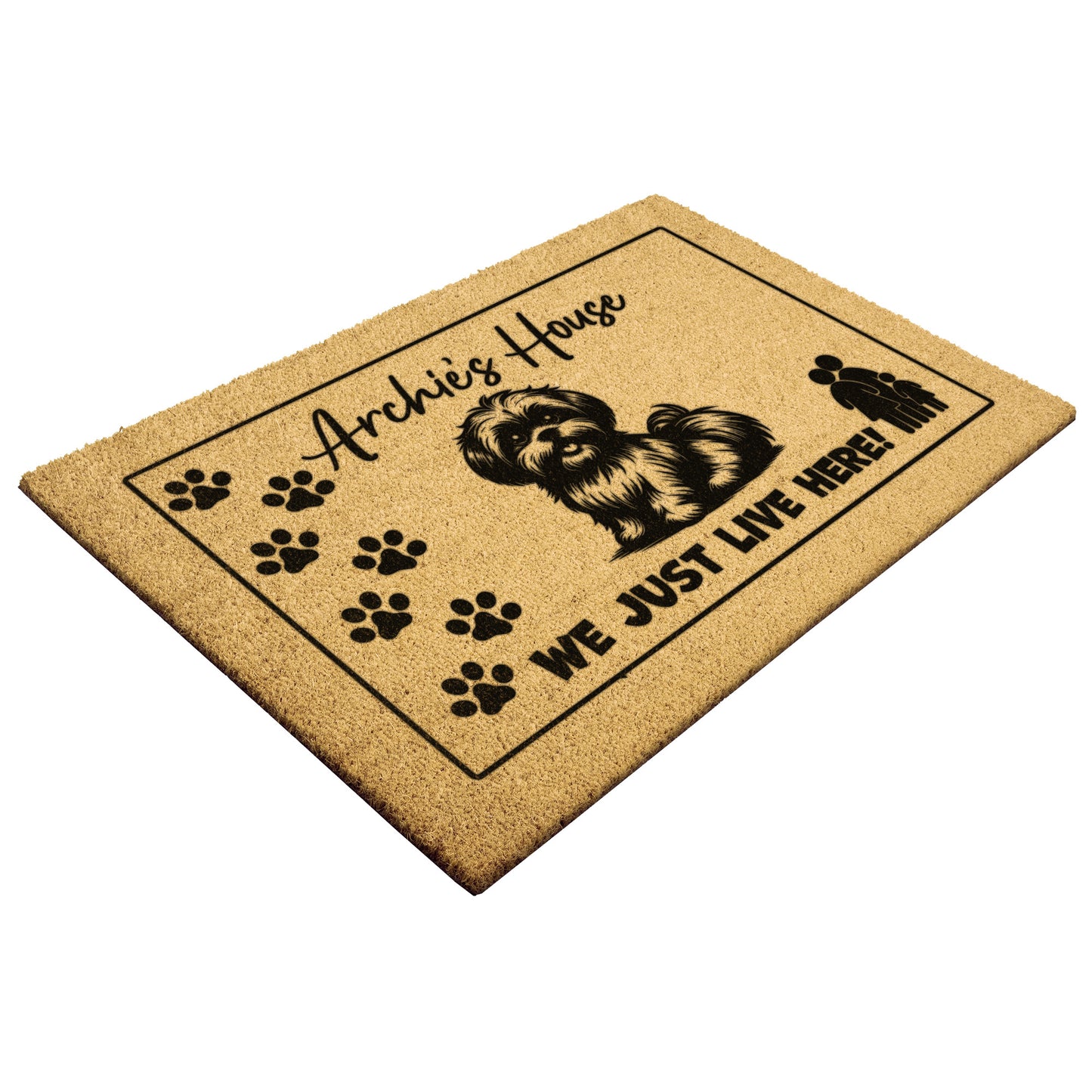 Welcome Doormat - Does your dog rule the house? This welcome mat is perfect to show everyone who is the real boss!