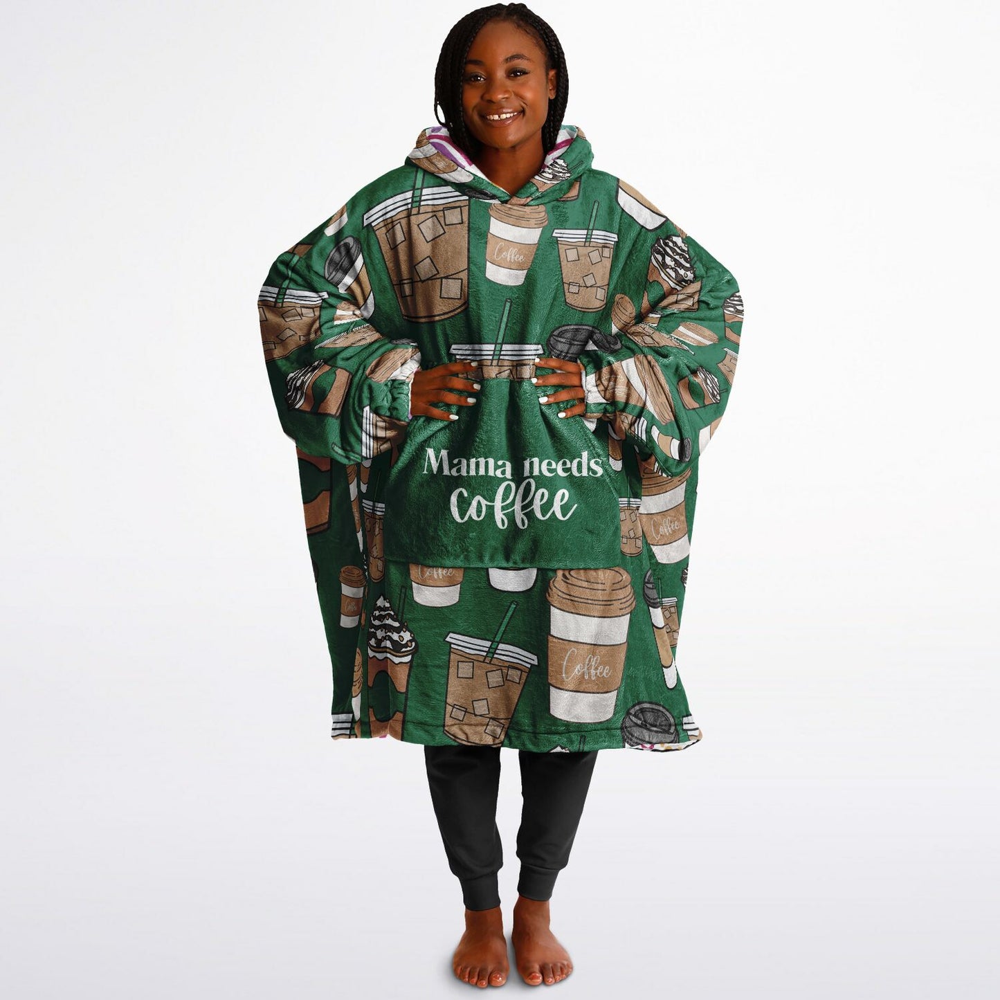Mom Mode - Reversible Snug Hoodie - Perfect to let your family know if you are in Coffee Mode or Mom Mode - Funny Mom Gift