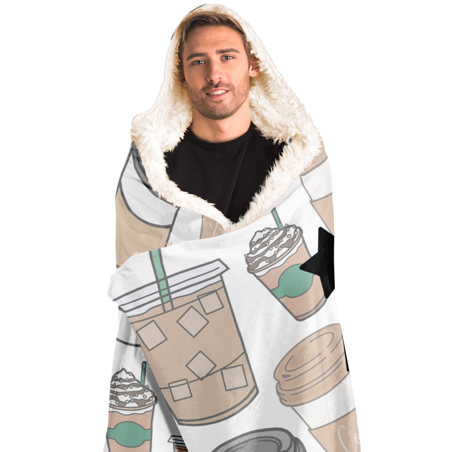 custom hooded blanket grad gift