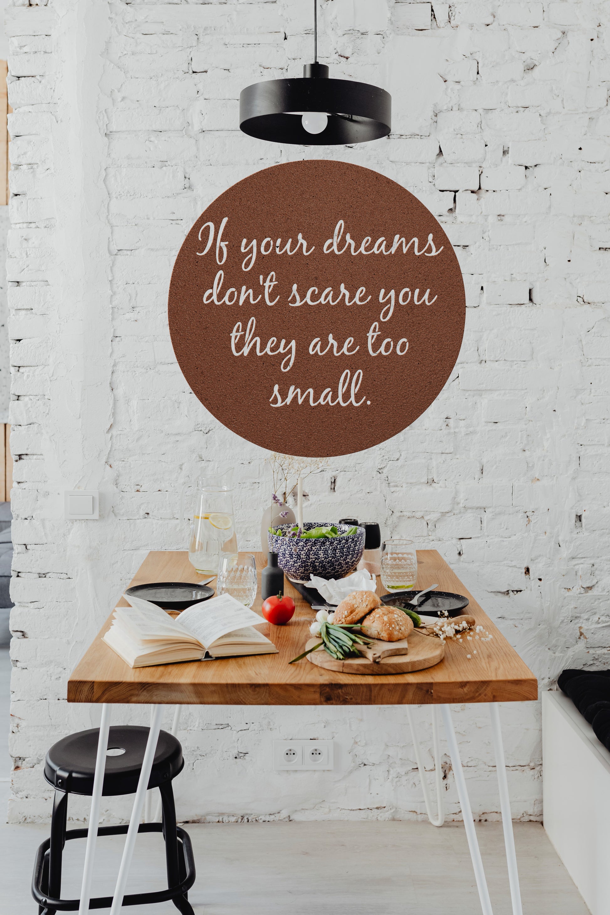 metal wall art sign dream big dorm decor