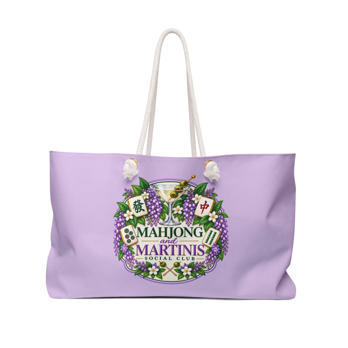 Mahjong & Martinis Social Club Weekender Bag