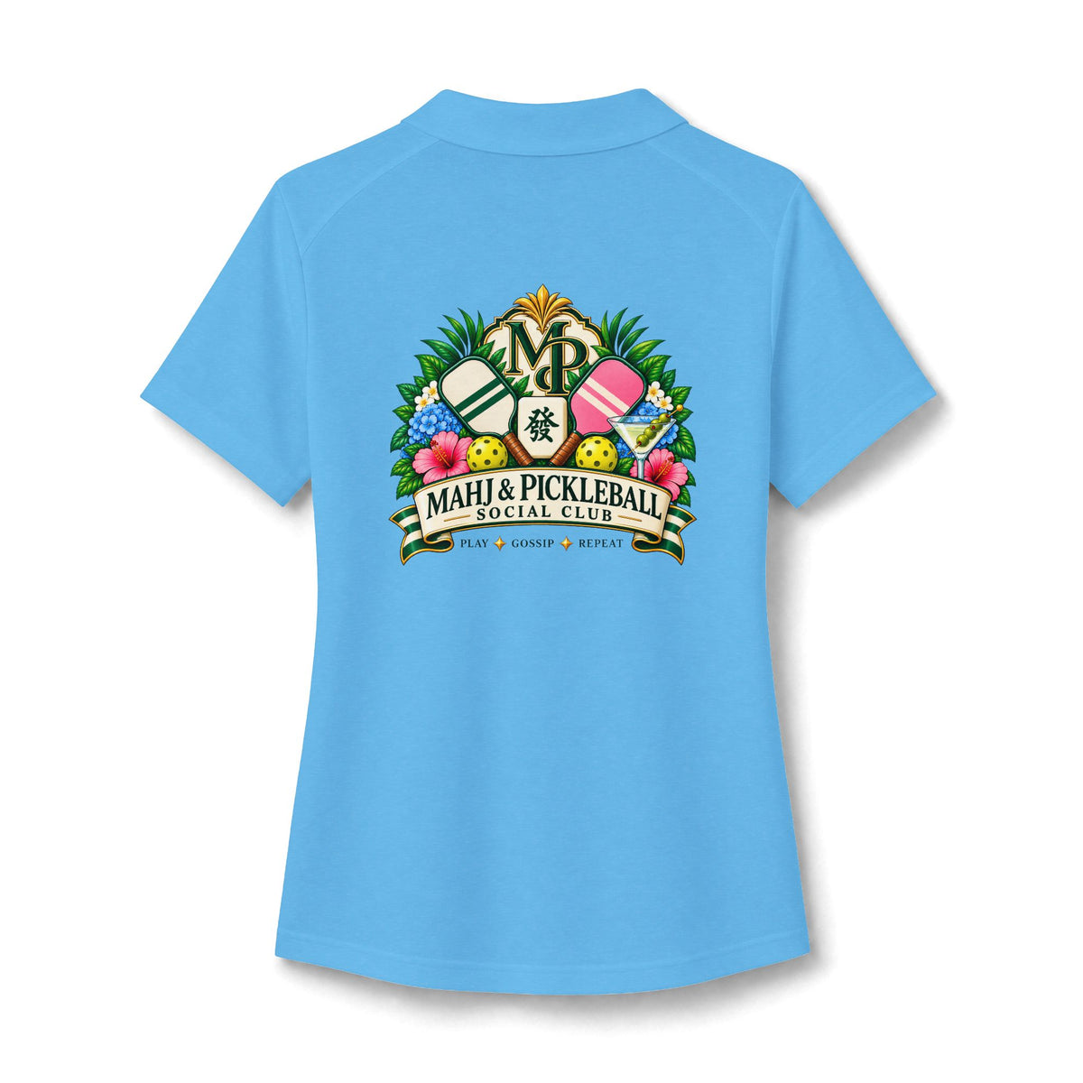 Mahj & Pickleball Social Club Polo