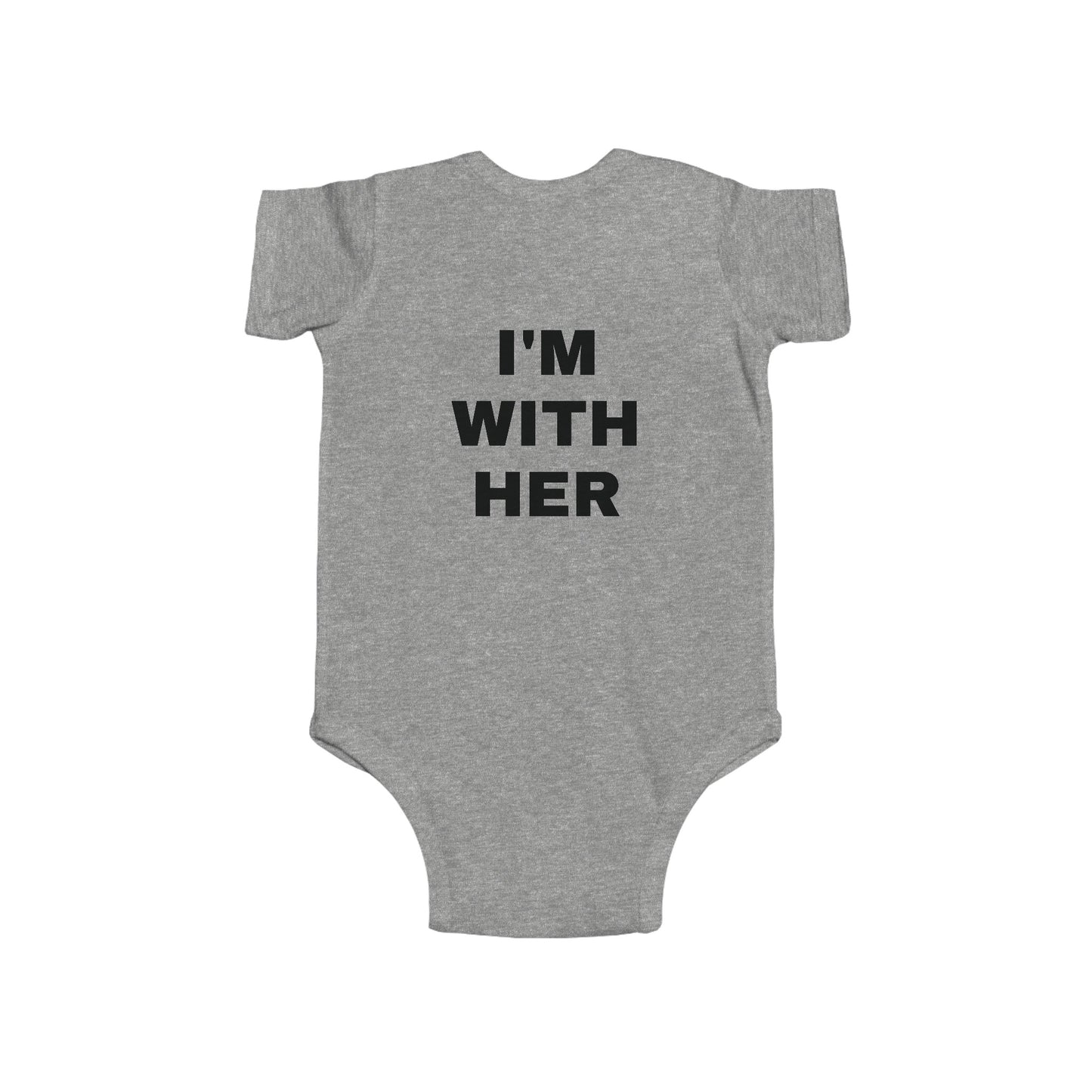 Kamala Harris for President Baby Onesie: "Future Voter" Edition - Harris 2024 - I'm With Her - Democrat Baby