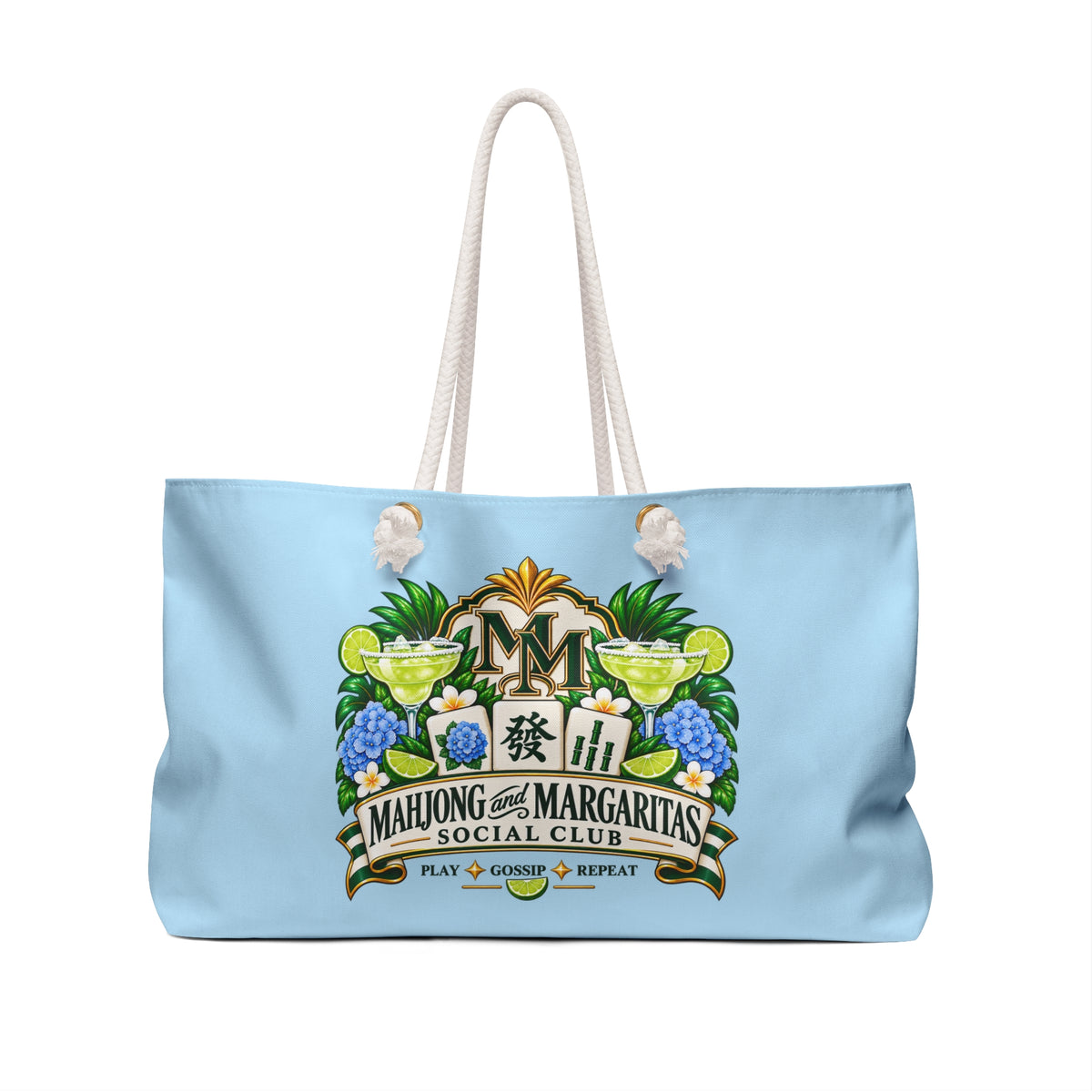Mahjong & Margaritas Social Club Weekender Bag