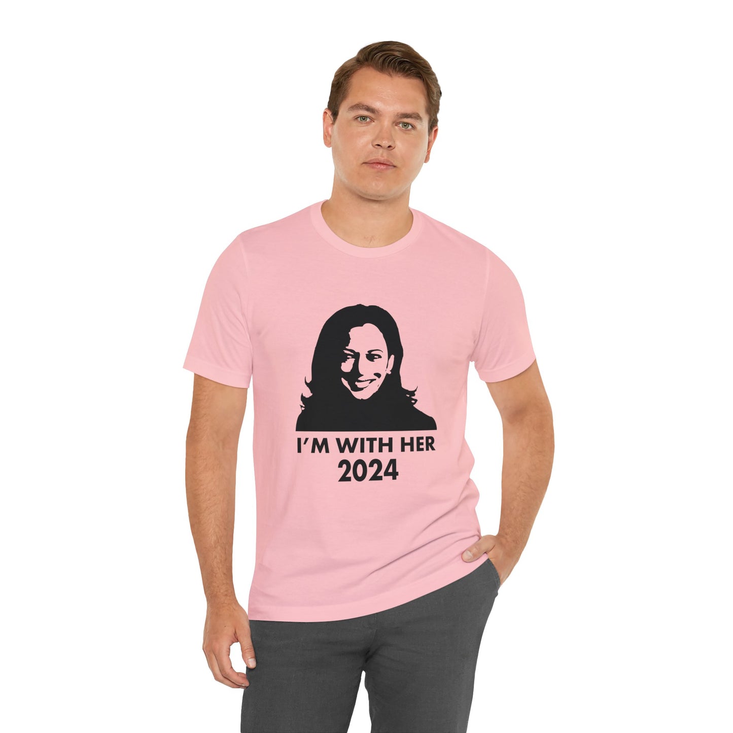 Kamala Harris 2024 I'M WITH HER T-Shirt - Unisex Jersey Short Sleeve Tee