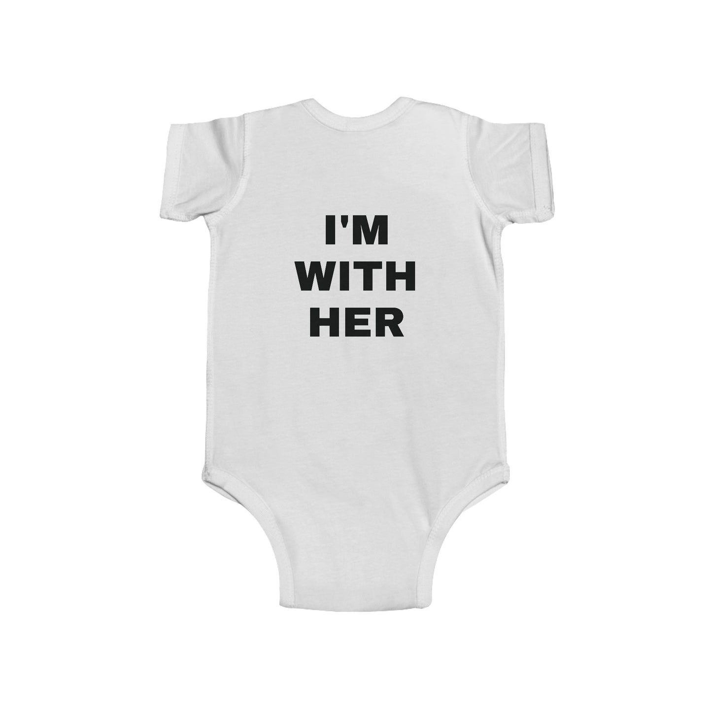 Kamala Harris for President Baby Onesie: "Future Voter" Edition - Harris 2024 - I'm With Her - Democrat Baby