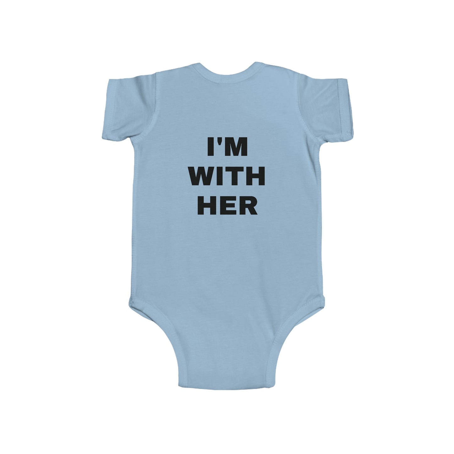 Kamala Harris for President Baby Onesie: "Future Voter" Edition - Harris 2024 - I'm With Her - Democrat Baby