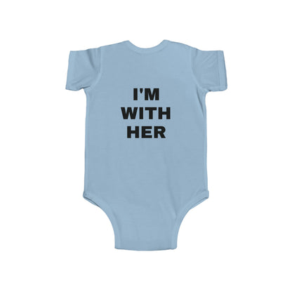 Kamala Harris for President Baby Onesie: "Future Voter" Edition - Harris 2024 - I'm With Her - Democrat Baby