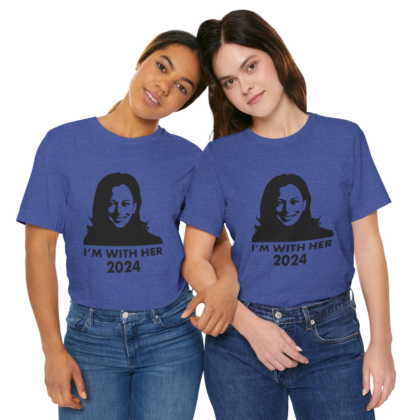 Kamala Harris 2024 I'M WITH HER T-Shirt - Unisex Jersey Short Sleeve Tee