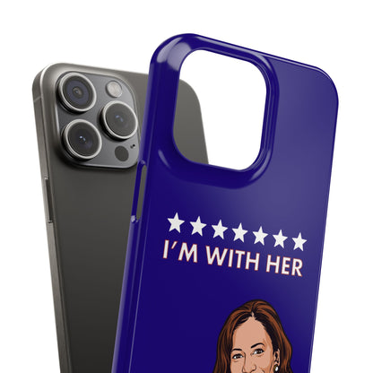 I'm With Her Custom Harris 2024 Phone Case