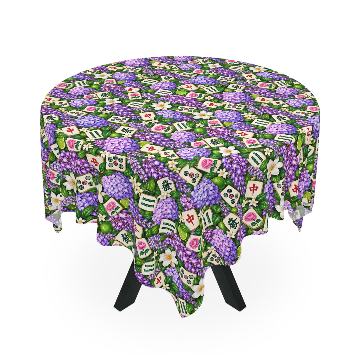 Mahjong Tablecloth — Game Night Table Cover