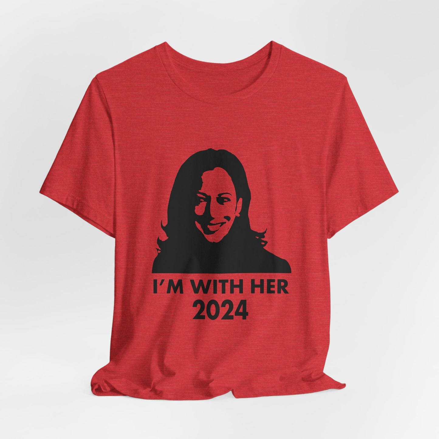 Kamala Harris 2024 I'M WITH HER T-Shirt - Unisex Jersey Short Sleeve Tee