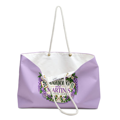 Mahjong & Martinis Social Club Weekender Bag