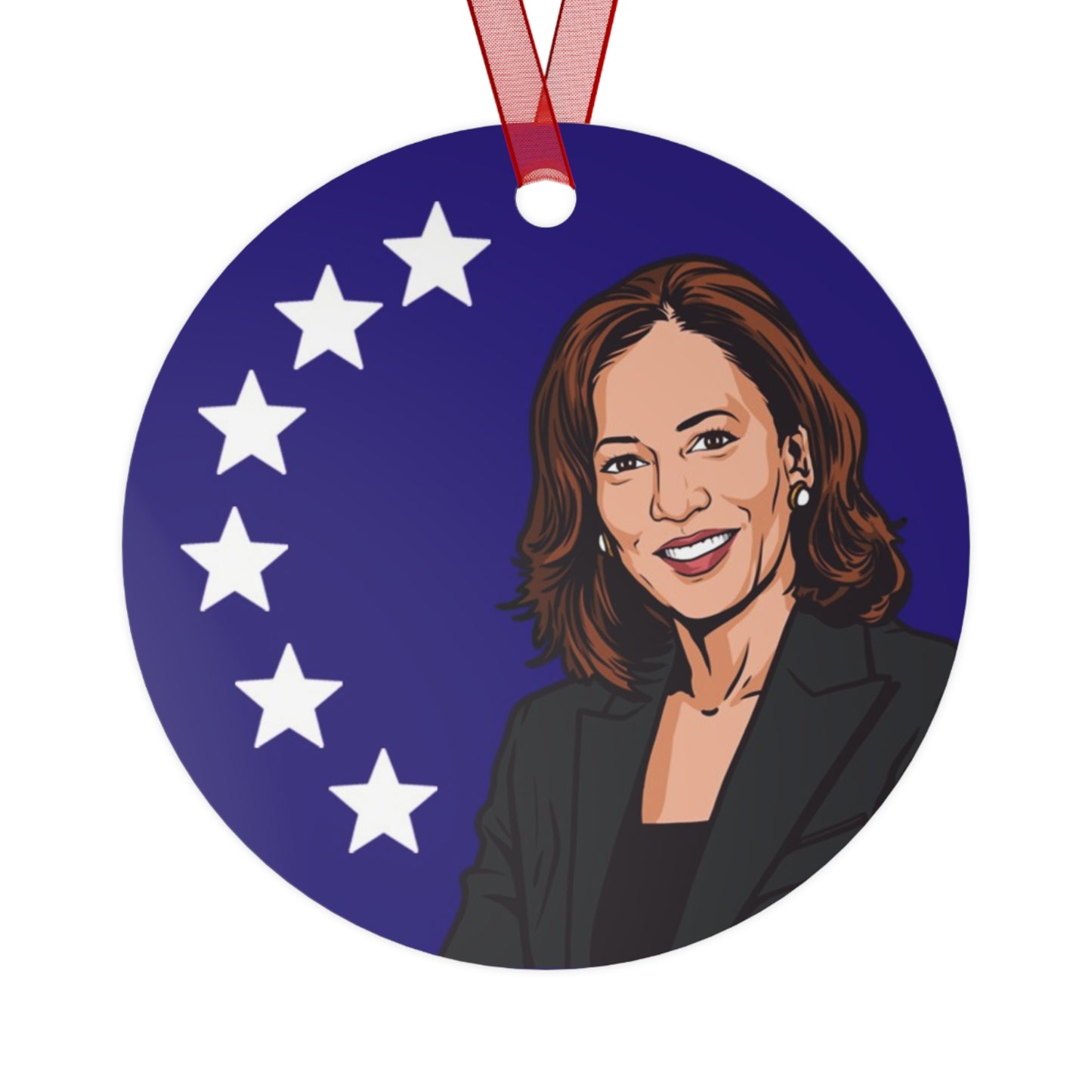 Kamala Harris 2024 - Christmas Metal Ornaments