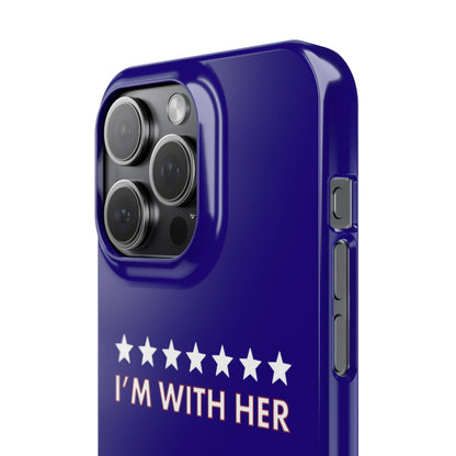 I'm With Her Custom Harris 2024 Phone Case