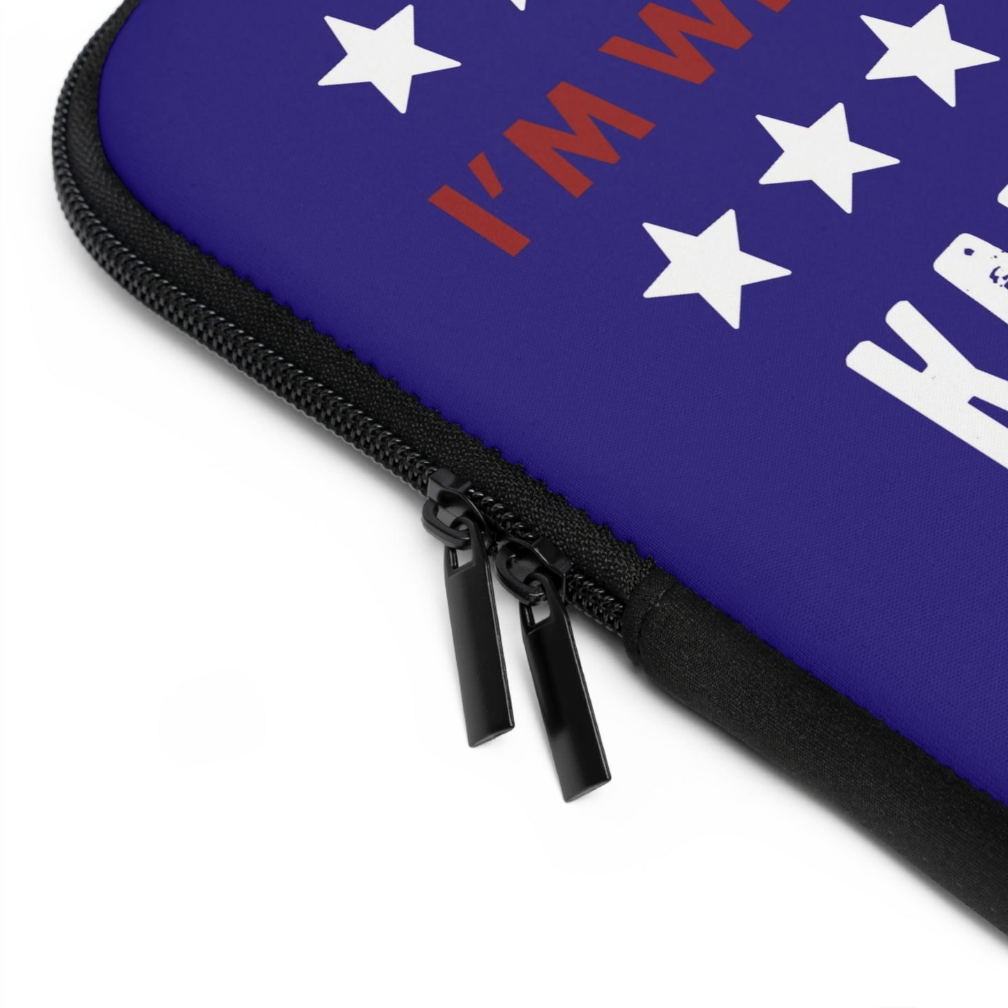 Kamala Harris for President Laptop Sleeve - Harris 2024 - Vote Blue - I'm With Her - Support Harris - Sizes 7 - 17