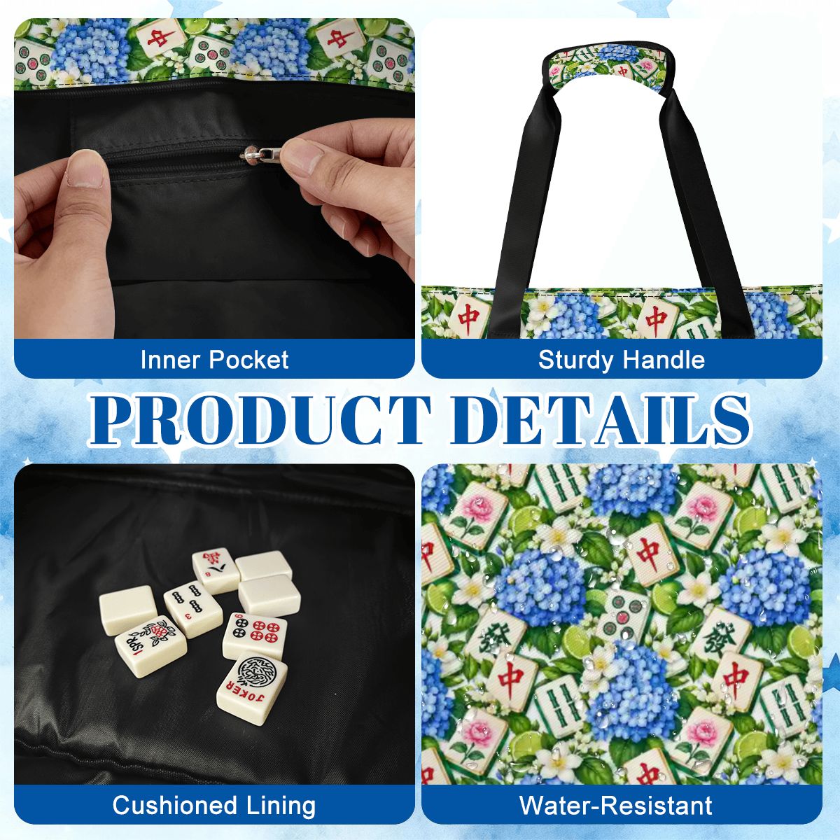 Mahjong Bag Set – Pack Your Tiles, It's Mahjong Time!