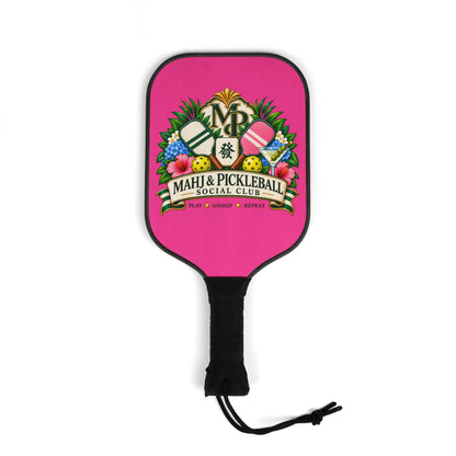 Mahj & Pickleball Social Club Pickleball Paddle Set (2 Paddles + Balls)