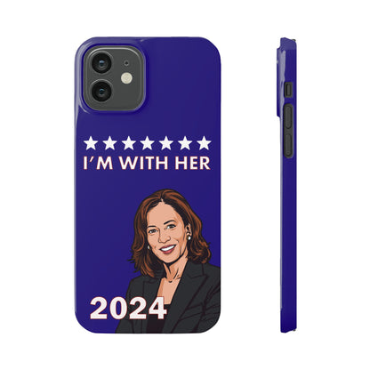 I'm With Her Custom Harris 2024 Phone Case