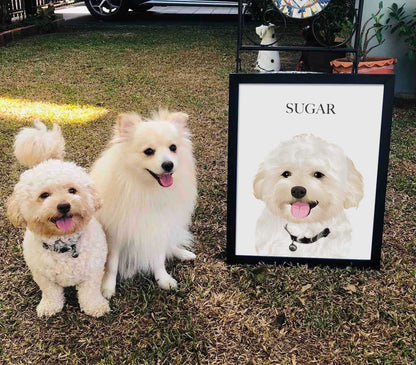 Personalized Custom Pet Portraits - Upload your Photos