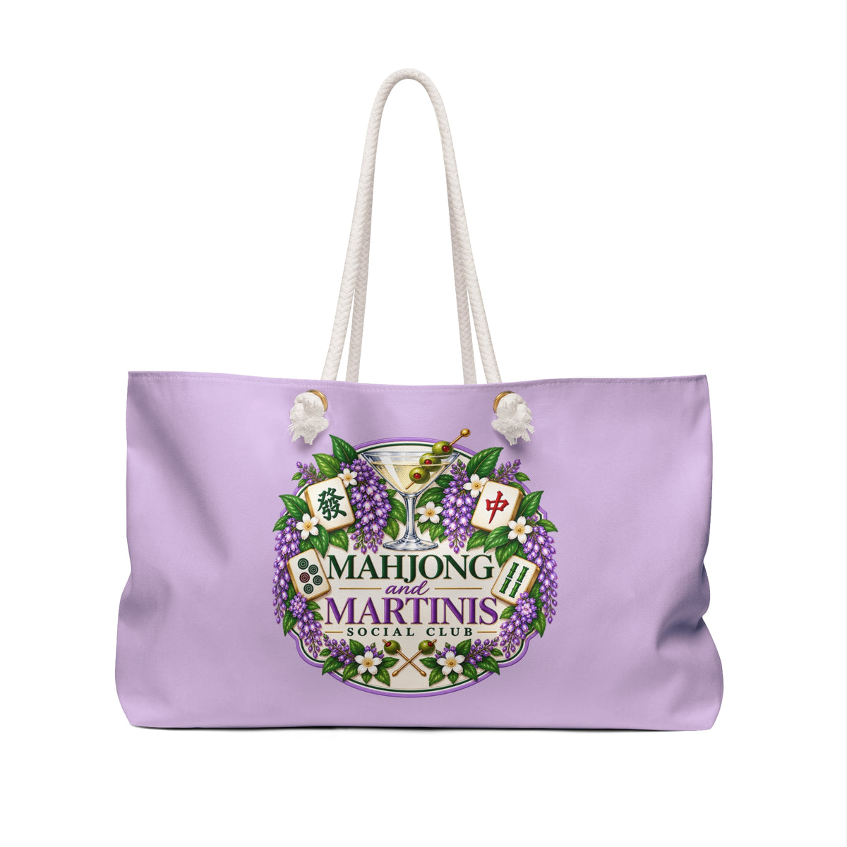 Mahjong & Martinis Social Club Weekender Bag