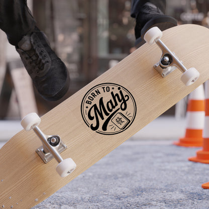 Mahjong Sticker - "Born to Mahj" Outdoor Waterproof Vinyl Sticker