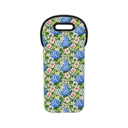 Mahjong Wine Tote — Insulated Bottle Carrier