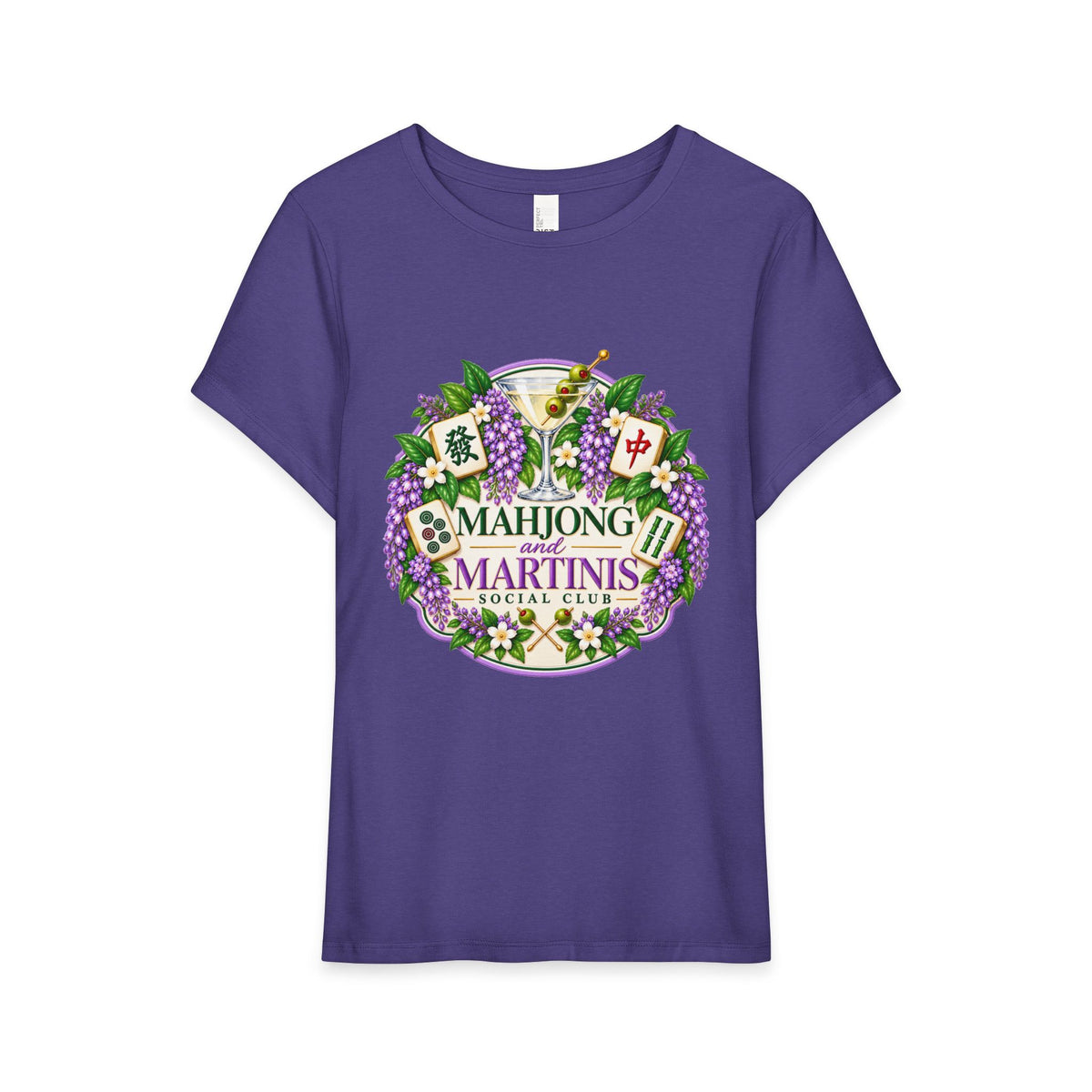 Mahjong & Martinis T-Shirt — Mahjong Social Club Graphic Tee