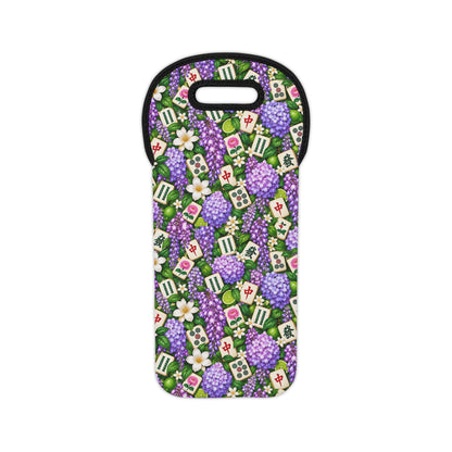 Mahjong Wine Tote — Insulated Bottle Carrier