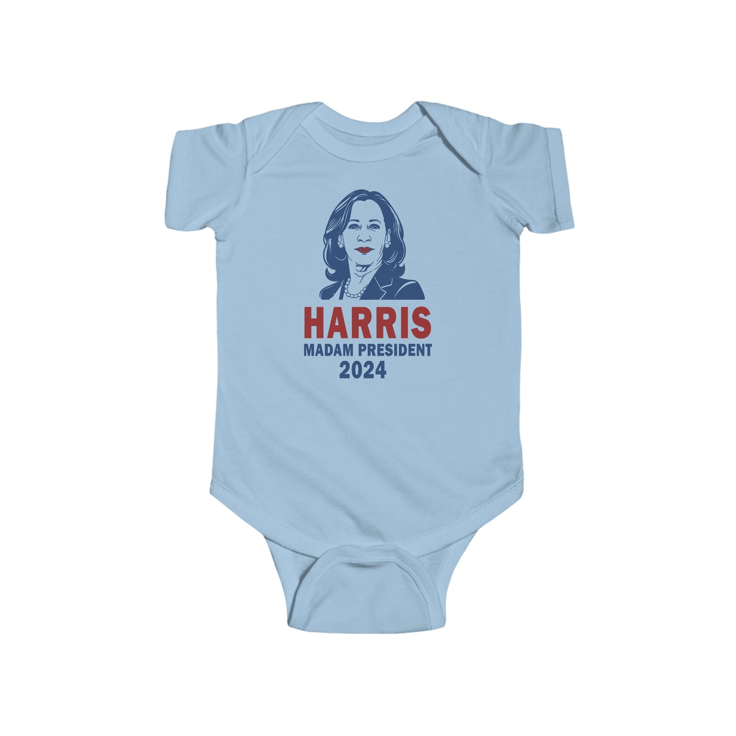 Kamala Harris for President Baby Onesie: "Future Voter" Edition - Harris 2024 - I'm With Her - Democrat Baby