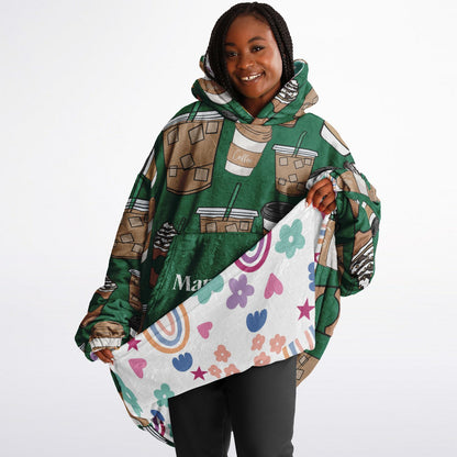 Mom Mode - Reversible Snug Hoodie - Perfect to let your family know if you are in Coffee Mode or Mom Mode - Funny Mom Gift