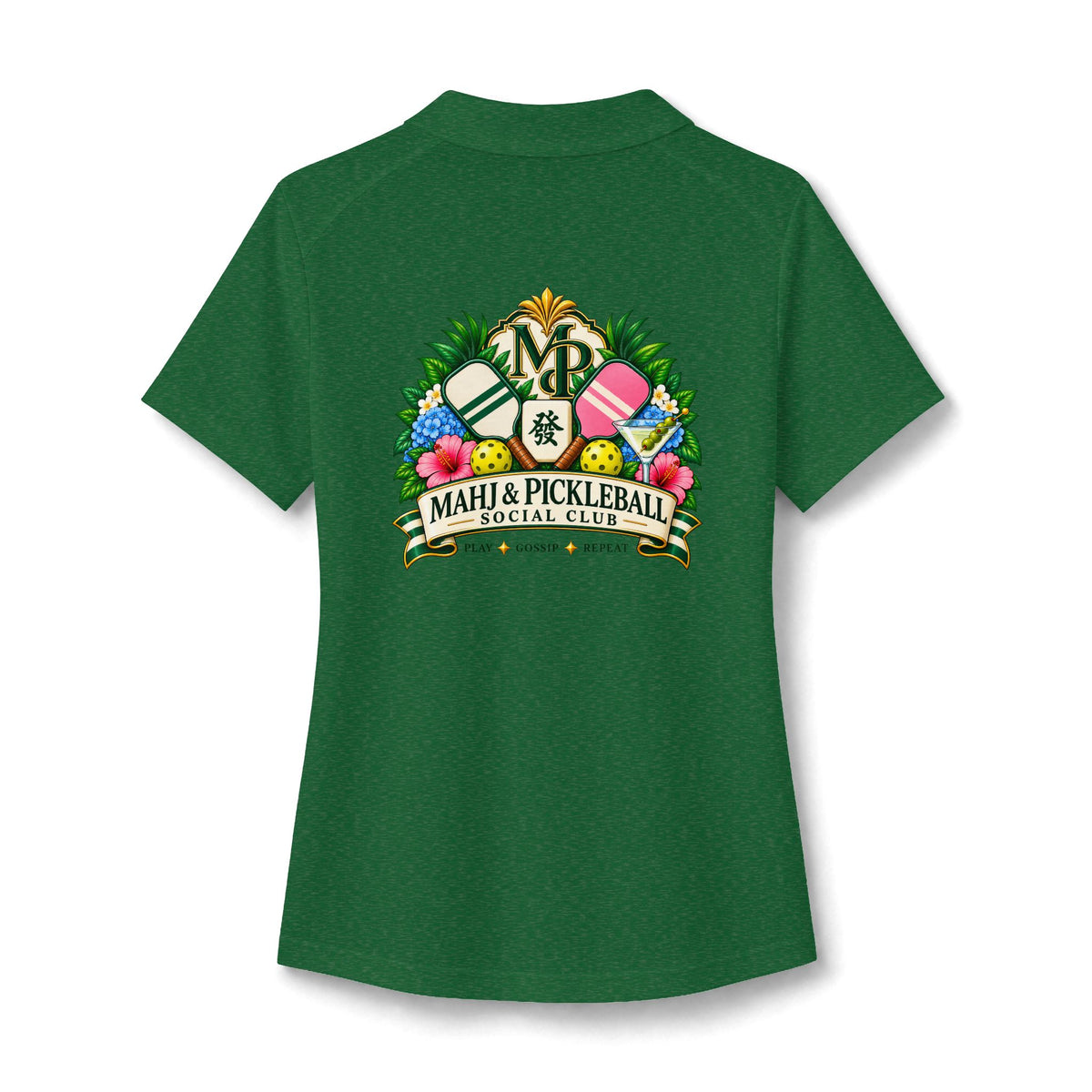 Mahj & Pickleball Social Club Polo