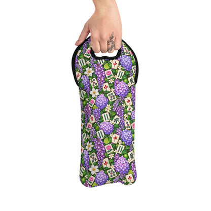 Mahjong Wine Tote — Insulated Bottle Carrier