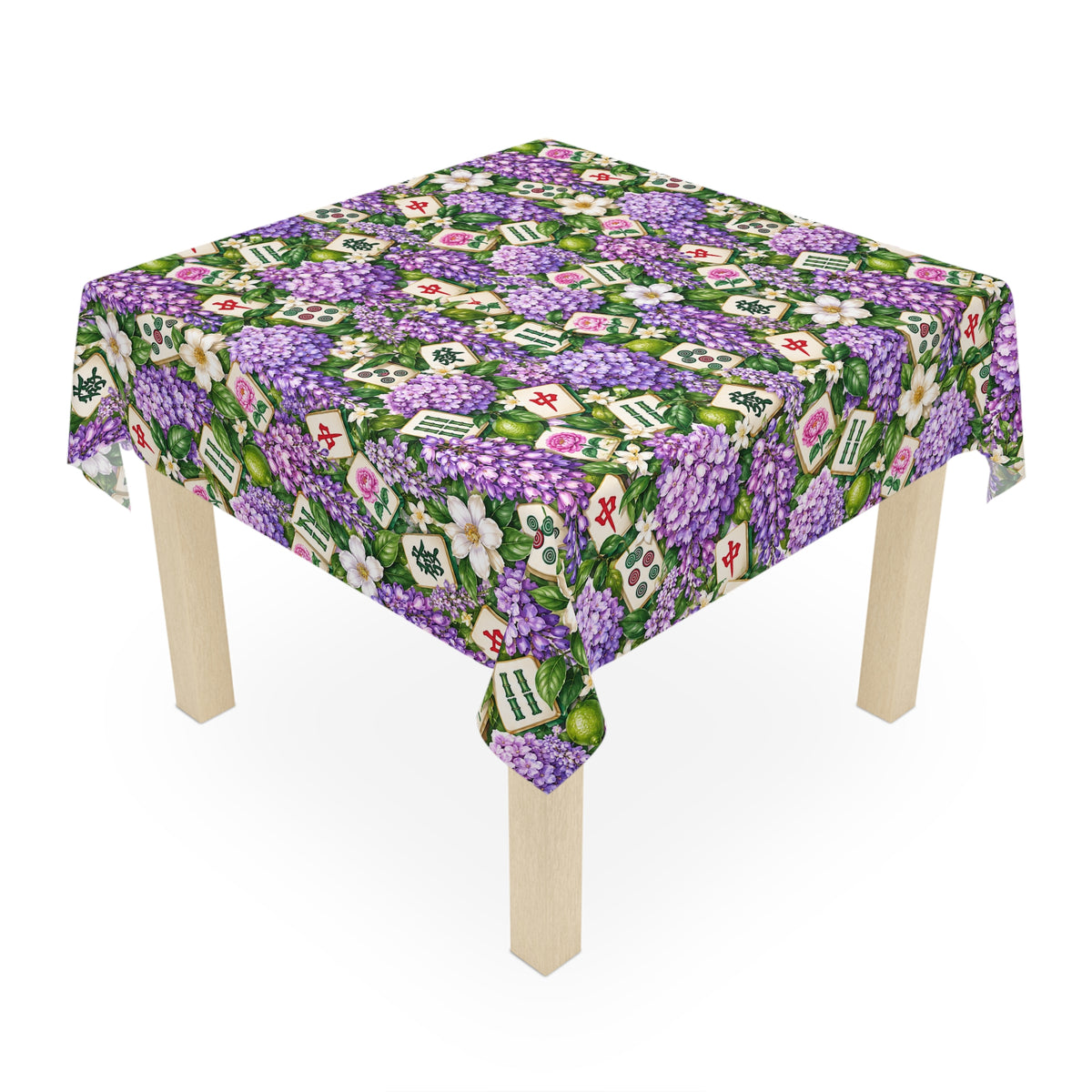 Mahjong Tablecloth — Game Night Table Cover