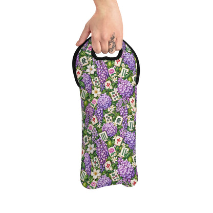 Mahjong Wine Tote — Insulated Bottle Carrier
