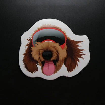 Personalized Dog Face Stickers - Upload your Dog photo