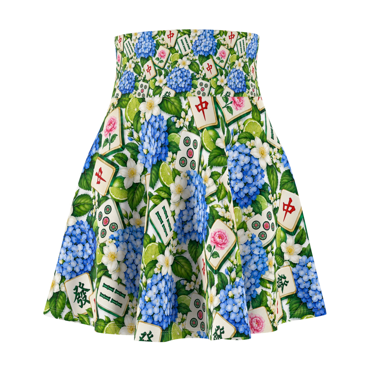 Mahjong Skirt — Mahjong Tile Print